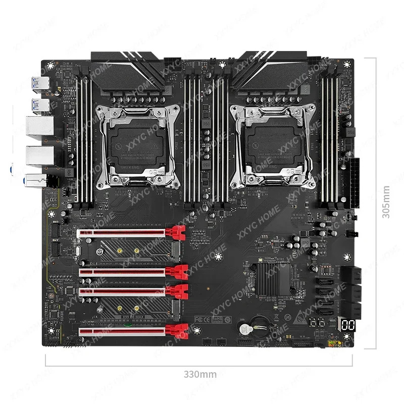 X99-D8 듀얼 메보드 CPU 세트 DDR4E5V3/V4 프로세서 컴퓨터 멀티 오픈