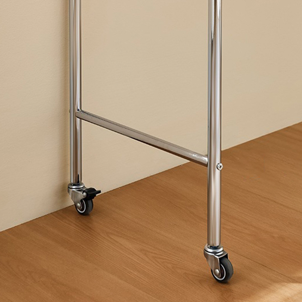 수납강화 바퀴달린 이동식 테이블 슬림 베란다 창가 사이드테이블 블랙