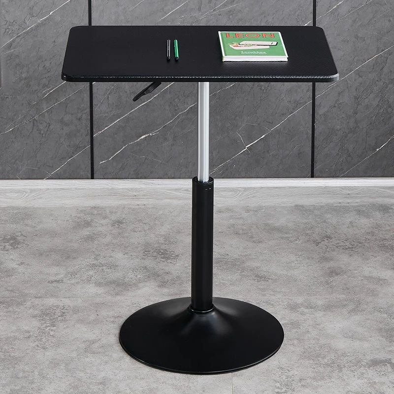 리프트 이동식 테이블 원형 탁자 바퀴달린 소파 식탁 바퀴 높이조절