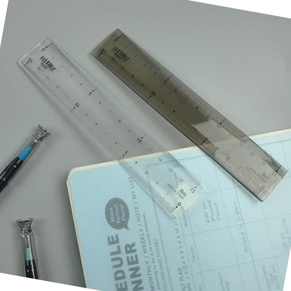 구부러지는 자 15cm 1세트 216개입 판촉물자 눈금자 - 상품 이미지