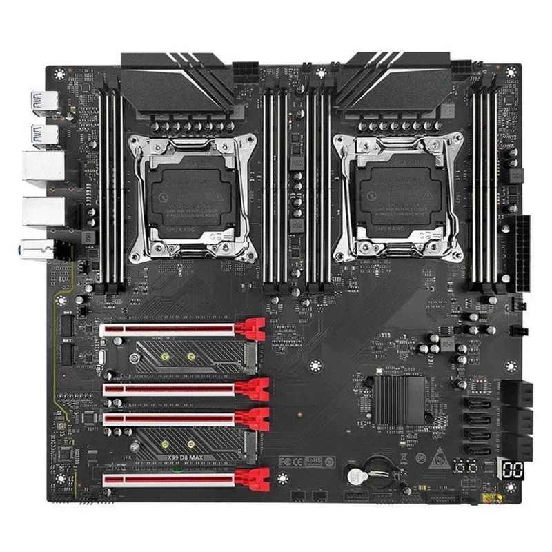 X99-D8 듀얼 메보드 CPU 세트 DDR4E5V3/V4 프로세서 컴퓨터 멀티 오픈