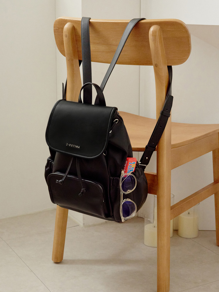 [N배송]제이에스티나 CLE MD백팩 BK (JHNEHB5BF380BK980)