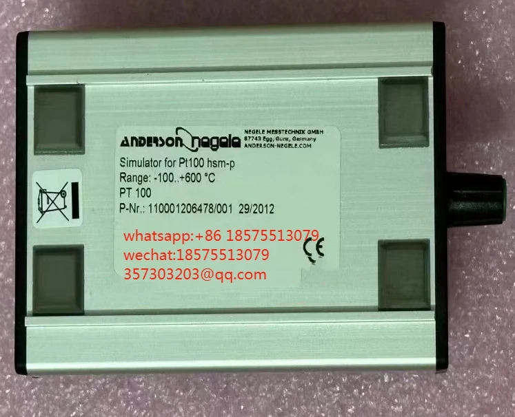 ANDERSON-NEGELE PT100 hsm-p 시뮬레이터