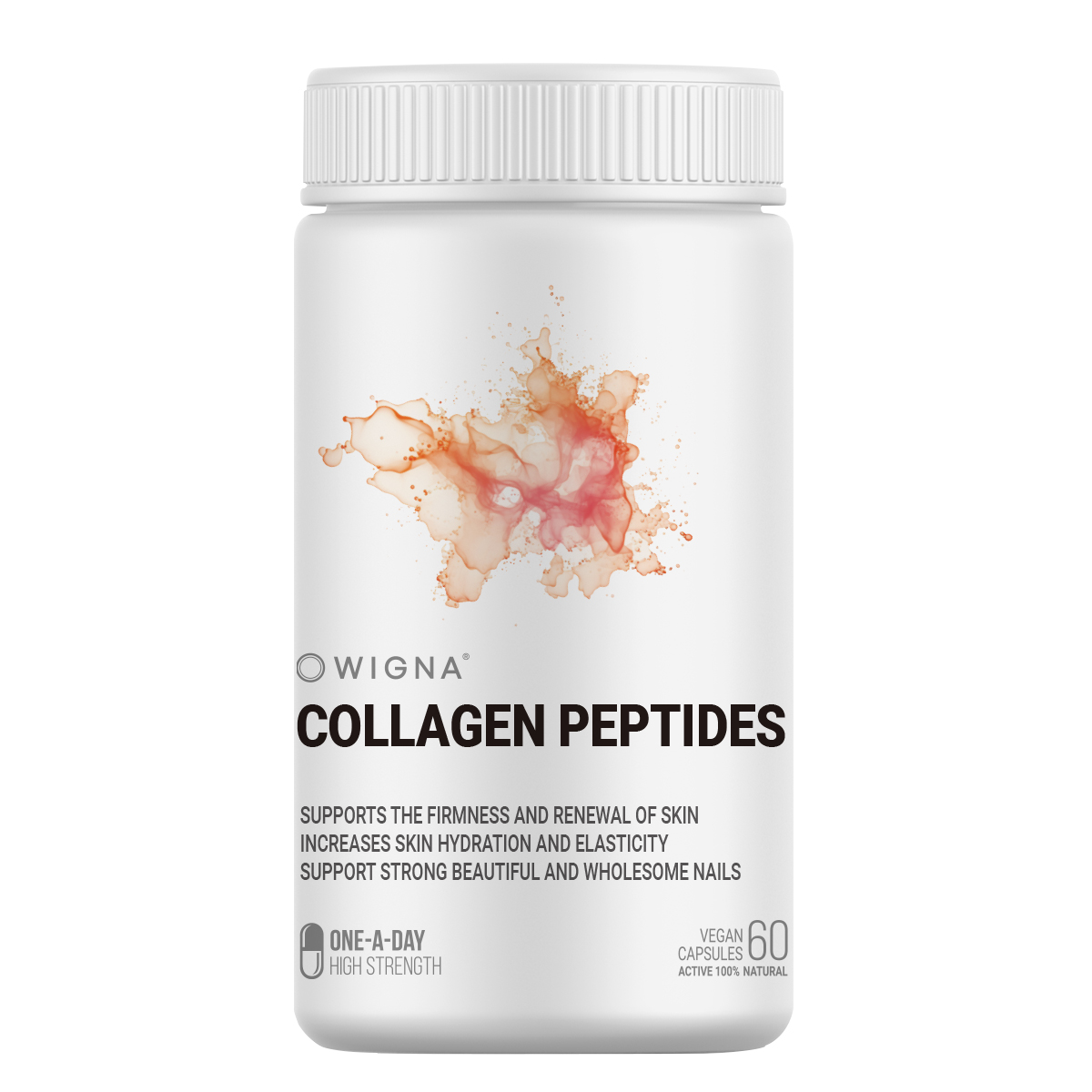 위그나 호주산 초 저분자 마린 콜라겐펩타이드 500mg x 60캡슐 히알루론산 - 상품 이미지