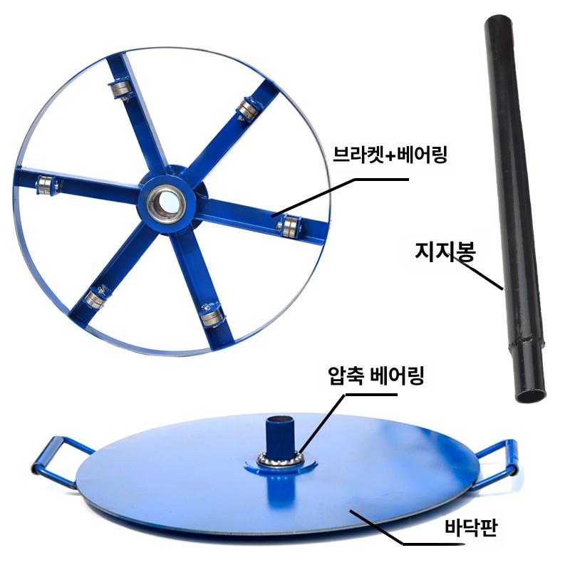 전선풀링기 와이어 회전대 케이블 포설 드럼 선통기 - 상세 이미지 3