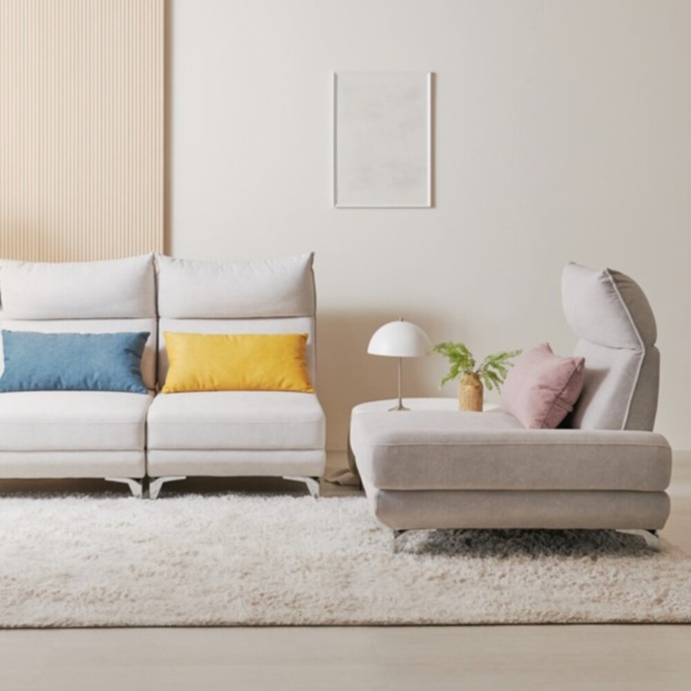 까사홈 조야 패브릭 4인 모듈 스윙 소파 3030