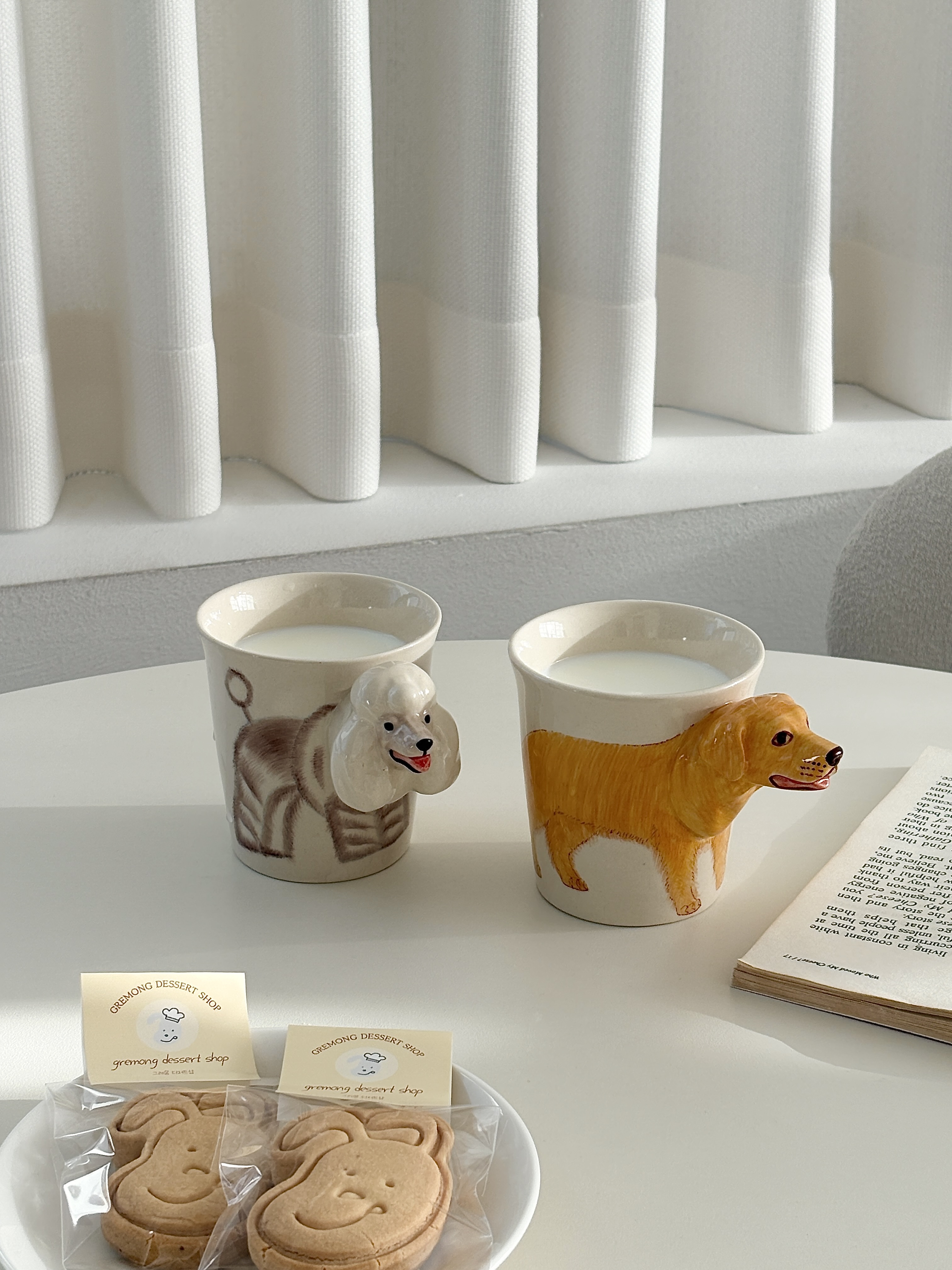 애니멀 머그컵 핸드메이드 3D 머그잔 270ml 집들이 선물