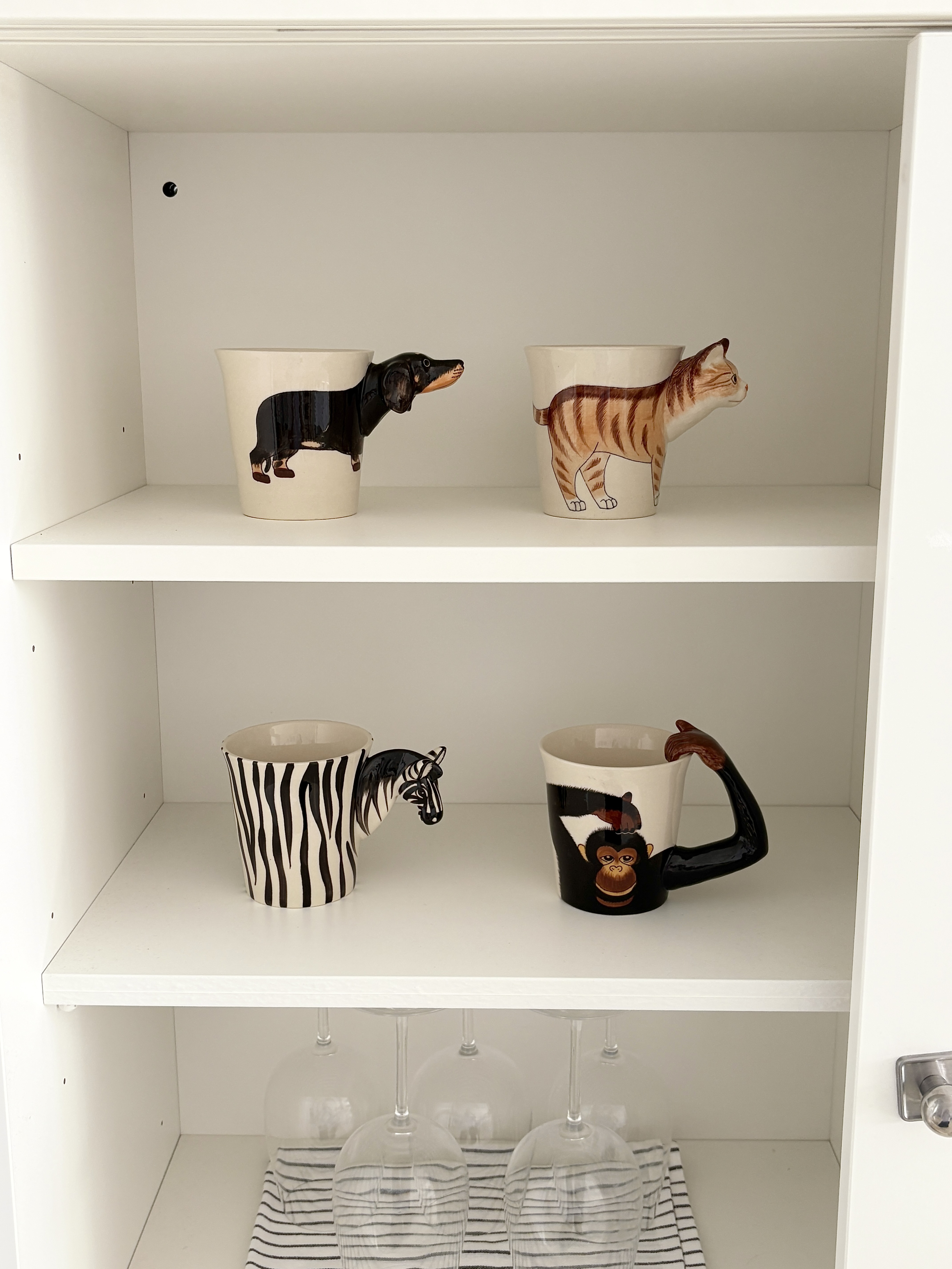 애니멀 머그컵 핸드메이드 3D 머그잔 270ml 집들이 선물