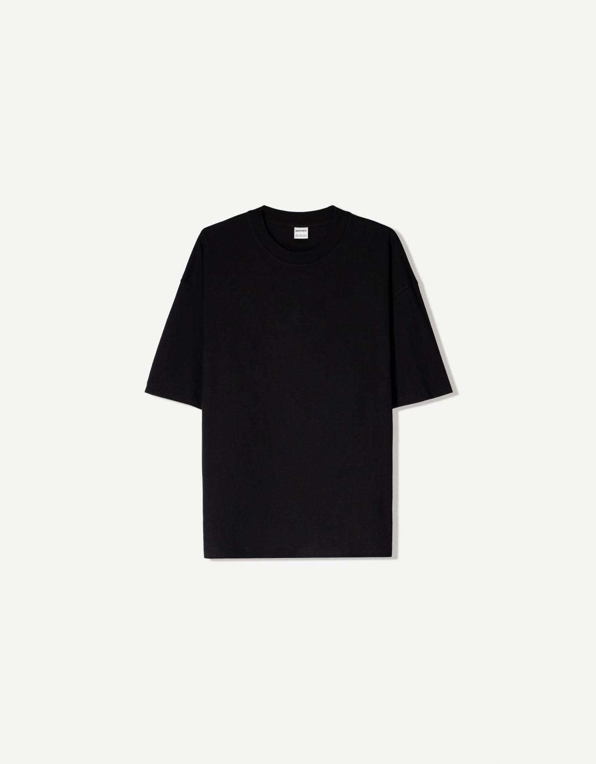 버쉬카 오버사이즈 반팔 티셔츠 2809/443 BLACK - 상품 이미지
