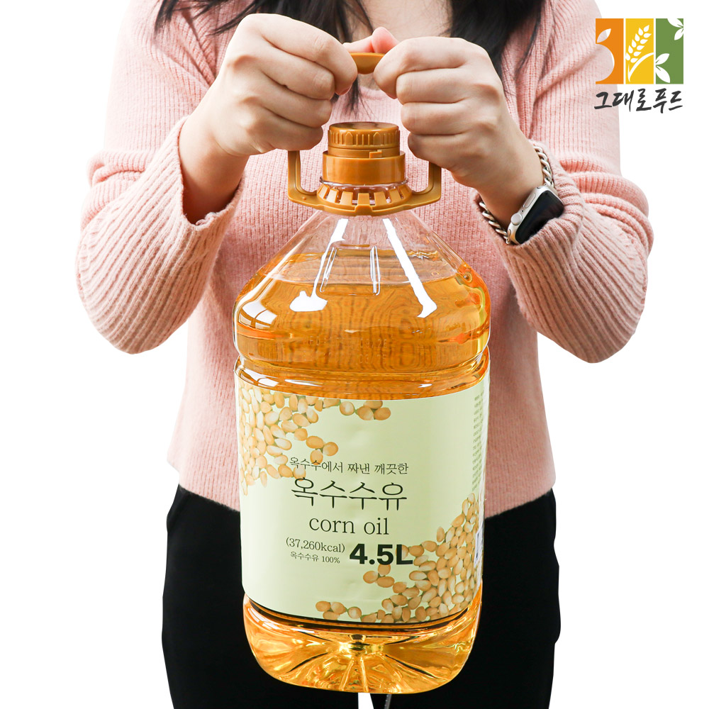그대로푸드 옥수수유 4.5L 옥배유 - 상세 이미지 4