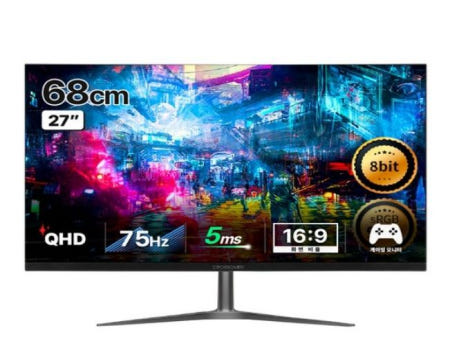 크로스오버 QHD 모니터, 68.47cm, 2750IPS QHD 75평면 Hit(무결점)