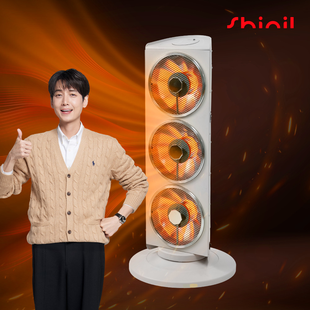 신일전자 전기히터 업소용히터 난로 대형 하이라이트 스토브 사무실 난방기 3구