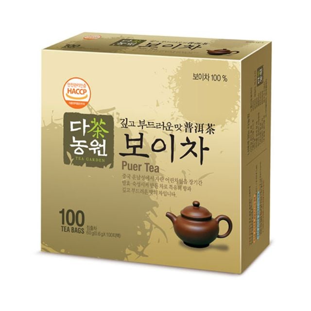 다농원 보이차 100티백 대용량보이차 티백차 보이숙차 - 상품 이미지