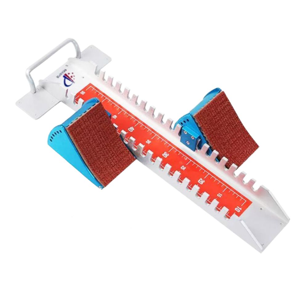 육상 스타터 페달 조절식 출발 트레이닝 폭7 스타팅 블록 S64  6x640mm - 상품 이미지