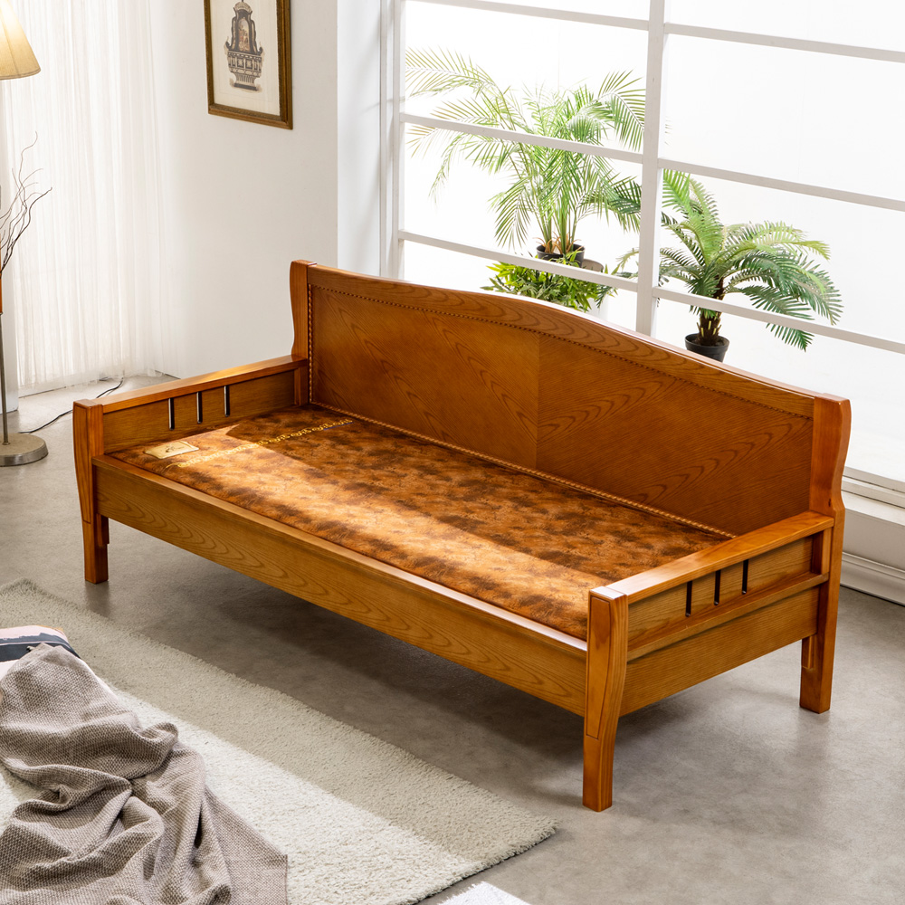 웰니즈 3인용 온열소파 온돌 황토볼 카우치 흙쇼파