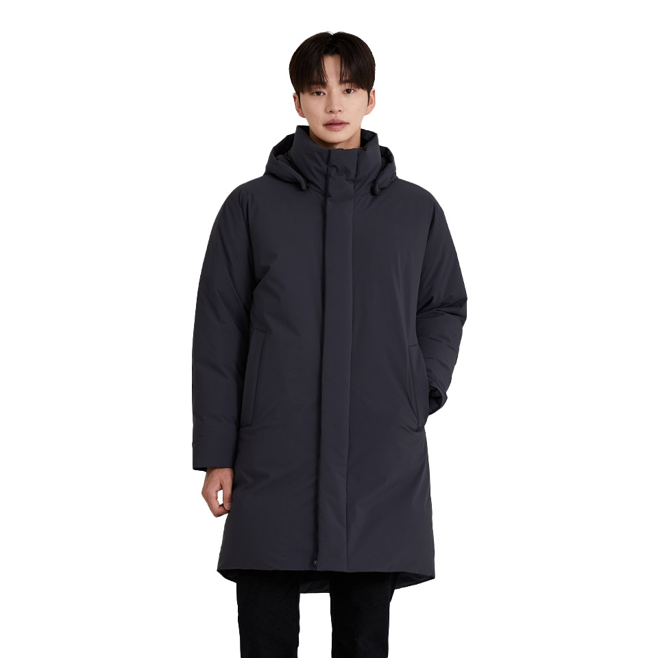 25 밀레 겨울상품 남성점퍼 롱기장구스다운 네쥬롱기장다운자켓 MLUWD256 제품 이미지