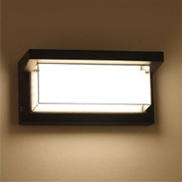 LED 바론 벽등 20W 블랙 방수 IP54 복도 사무실 베란다 테라스 인테리어조명 더쎈 동성조명 - 상품 이미지