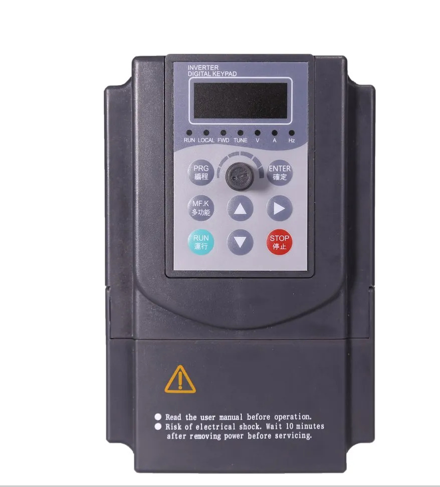 인버터 단상 220v0.4 0.75 1.5 kw 단일 입력 출력 모터 특수 거버너
