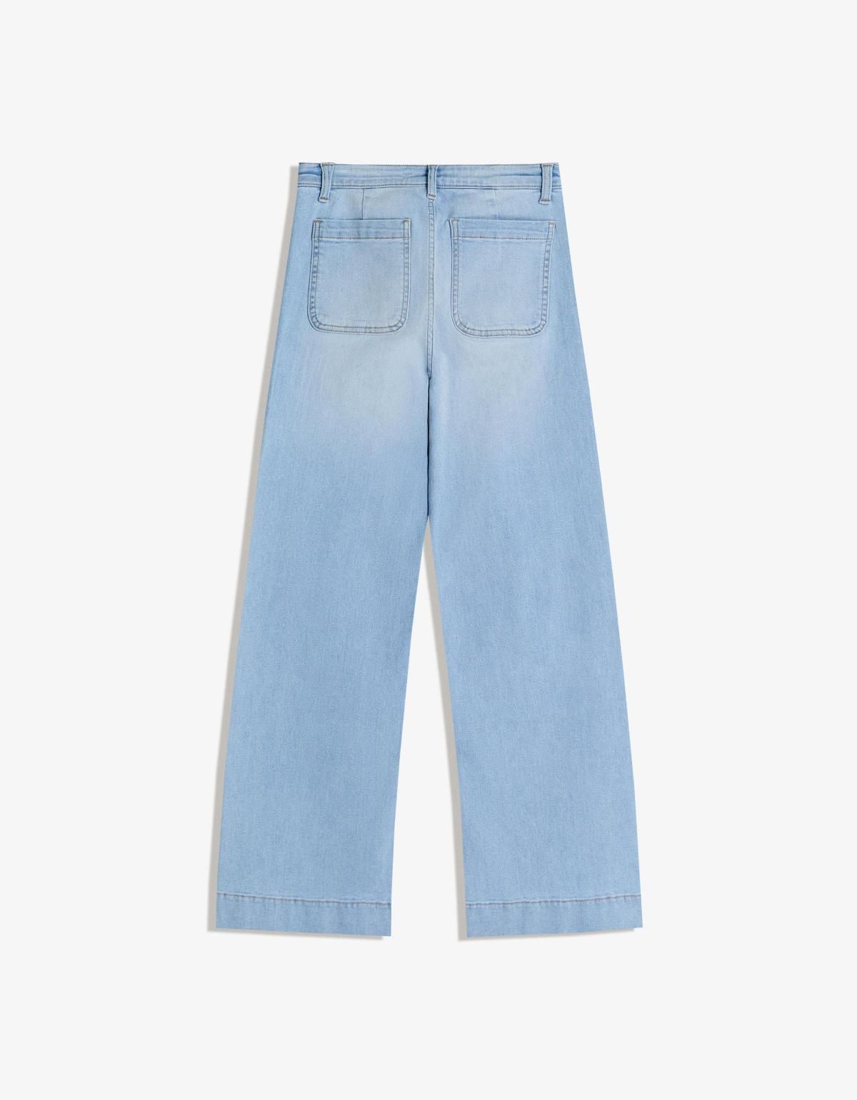 버쉬카 라이트 데님 심리스 와이드 포켓 진 5043/335 LIGHT BLUE - 상세 이미지 2