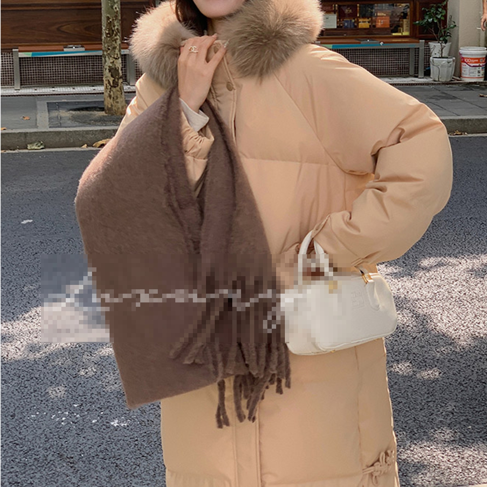 여성퍼패딩 후드 솜 겨울 롱 야상 점퍼 패딩 이미지 7
