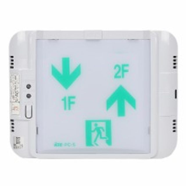 LED 벽부형 계단 통로 유도등 소형 단면 좌하 1F 우상 2F 고효율 케이텔 - 메인 이미지