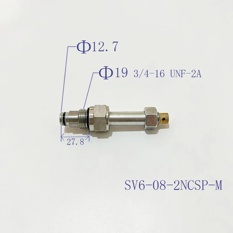 2위치 양방향 고유량 체크 솔레노이드 밸브 DHF08-228L/SV6-08-2NCSP