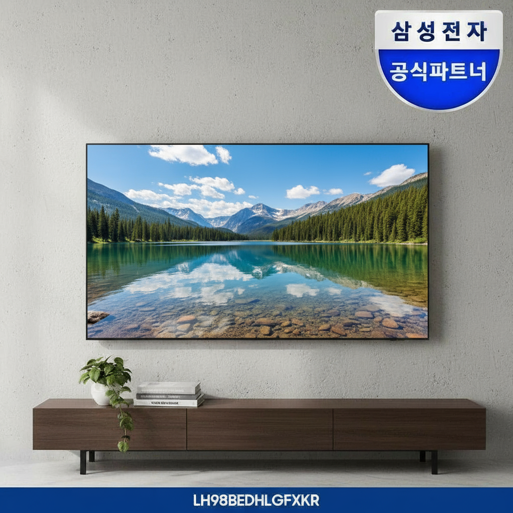 삼성 야호~ TV 2026 4K UHD 고화질 스마트 Biz TV 249cm(98인치), 벽걸이 - 상세 이미지 3