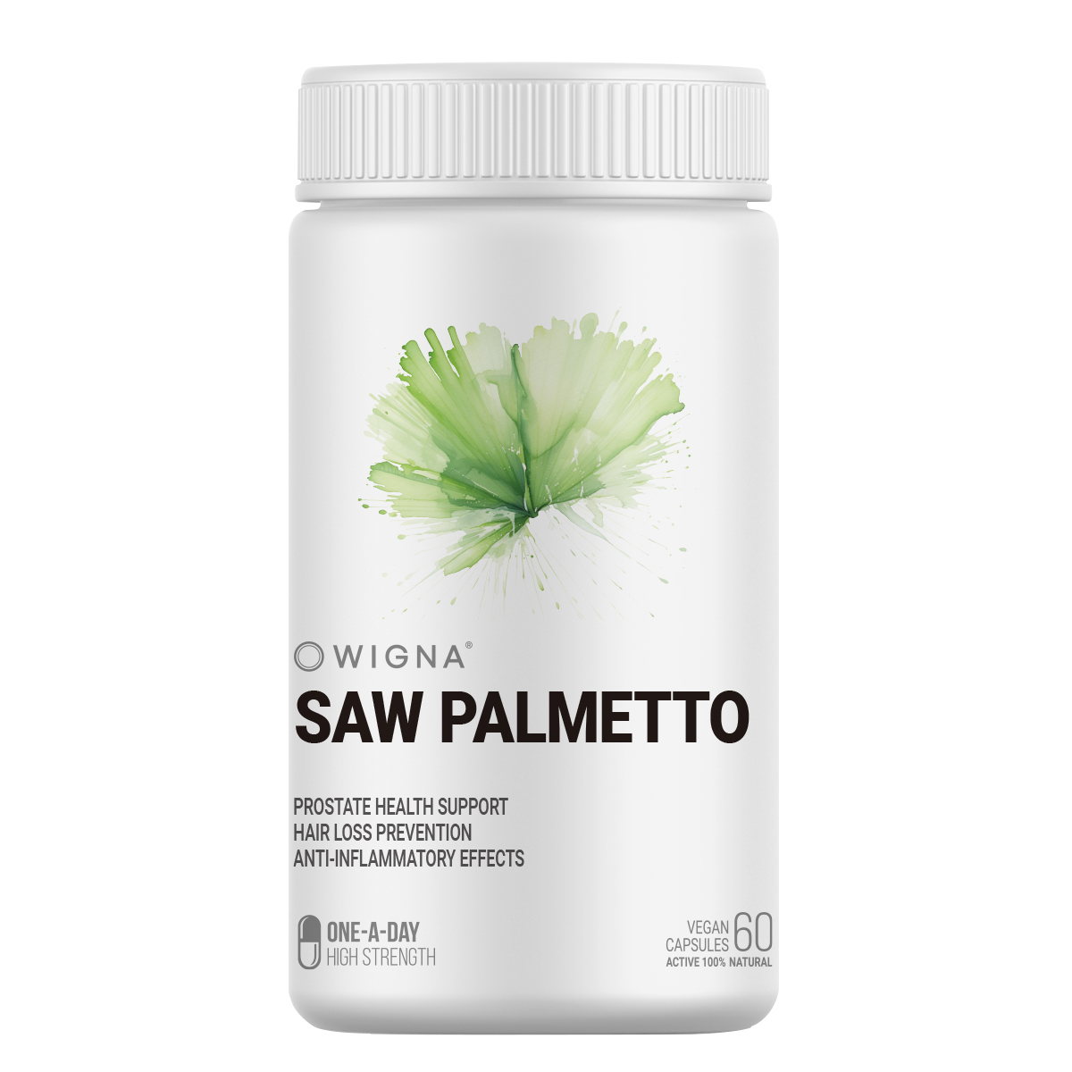 위그나 호주산 쏘팔메토 5000mg 옥타코사놀 20mg 전립선건강 500mg x 60캡슐 - 메인 이미지