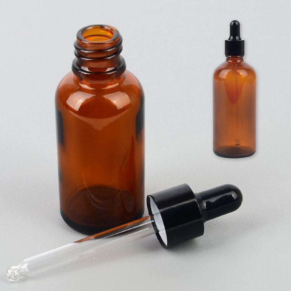 스포이드병 갈색 유리공병 화장품용기 향수공병 50ml - 상품 이미지