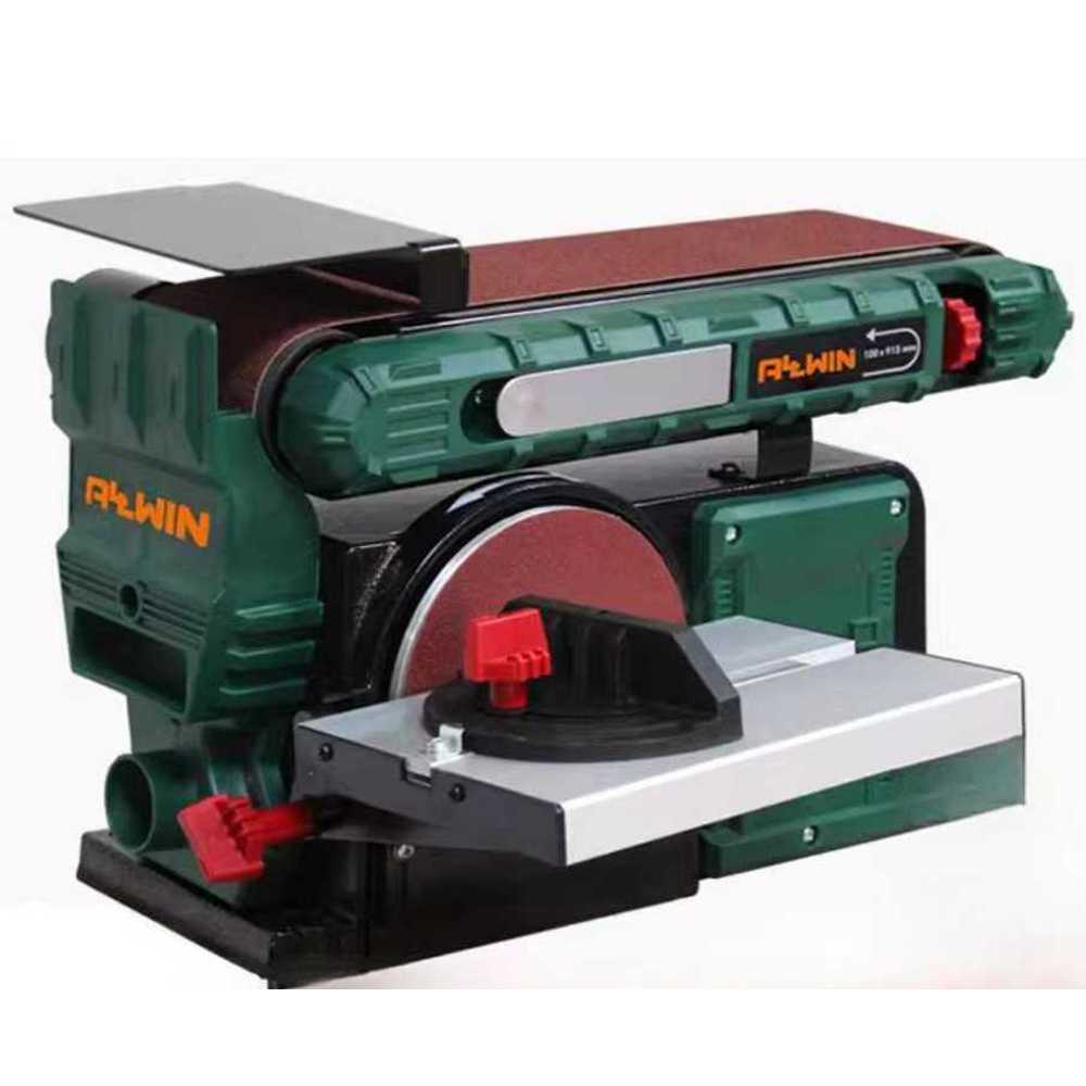 전동 벨트 샌더 고속 연마 작업용 산업용 기계 탁상용 4x6 샌더 650w+샤프닝 - 상품 이미지