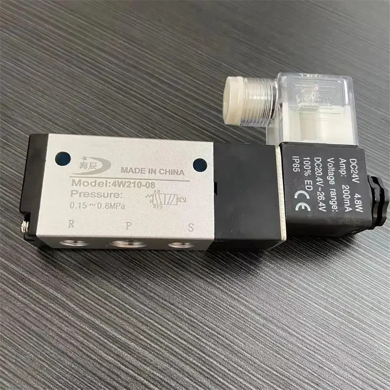 5pcs 4W210-08 패널 장착 솔레노이드 밸브 4M210L-08 방향 4M210-08L 제어 버터플라이 전용