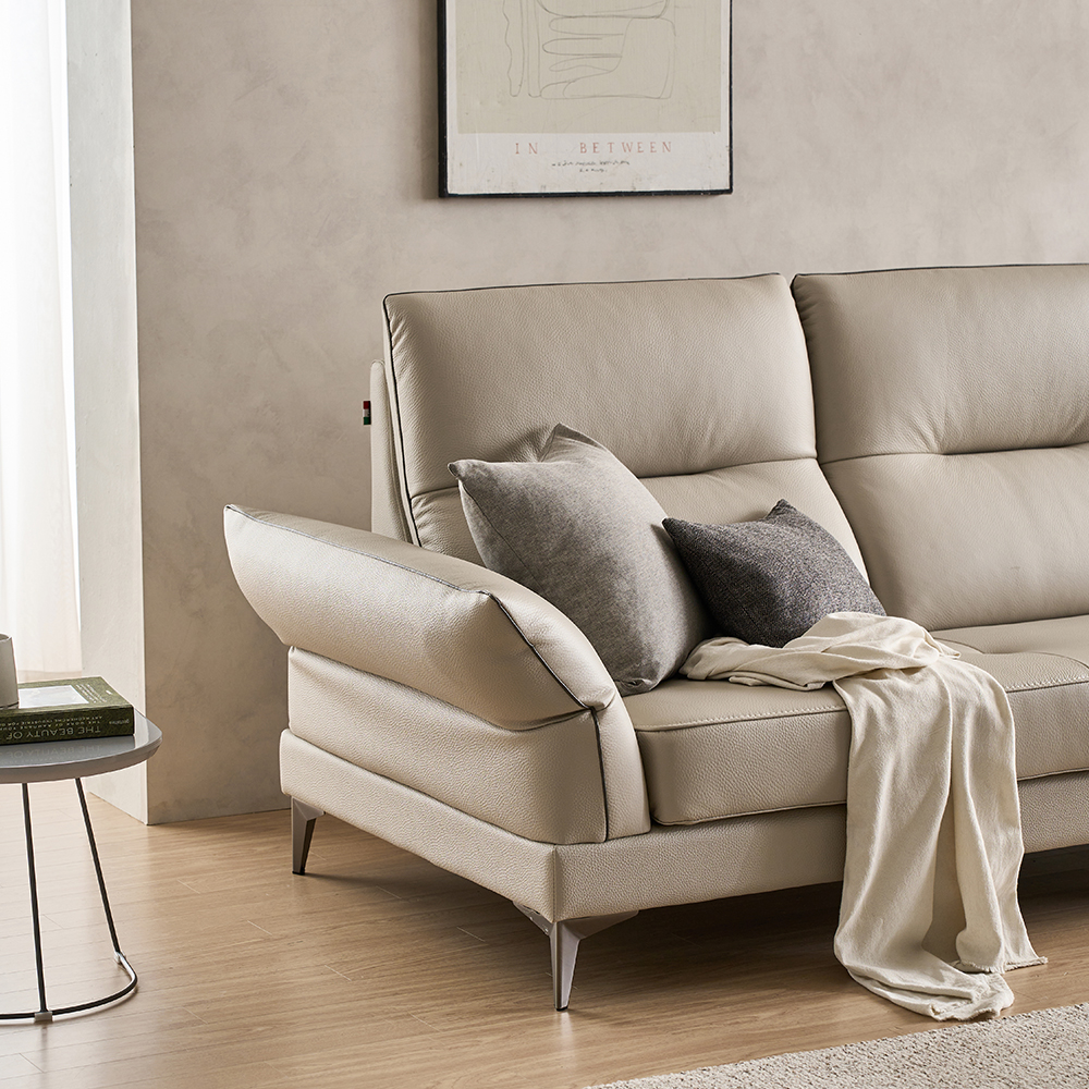 핀란디아 노바 이태리 통가죽 4인용 3인용 소가죽 천연가죽 소파