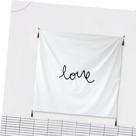 신혼집인테리어 홈 인테리어 드로잉 레터링 패브릭 포스터