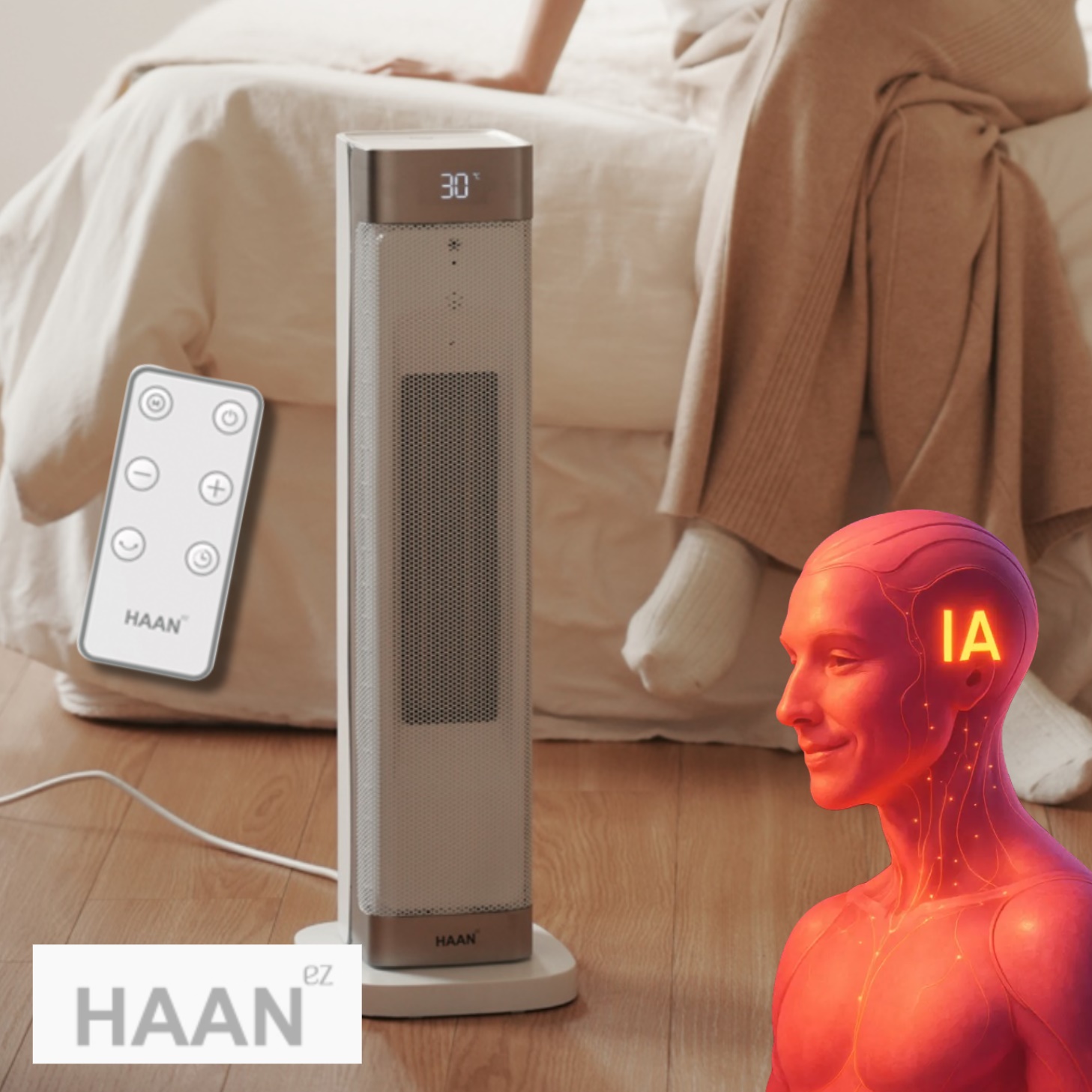 인공지능 소형 온풍기 업소용 난방기 실내 온풍기 사무실 난방기 - 상품 이미지
