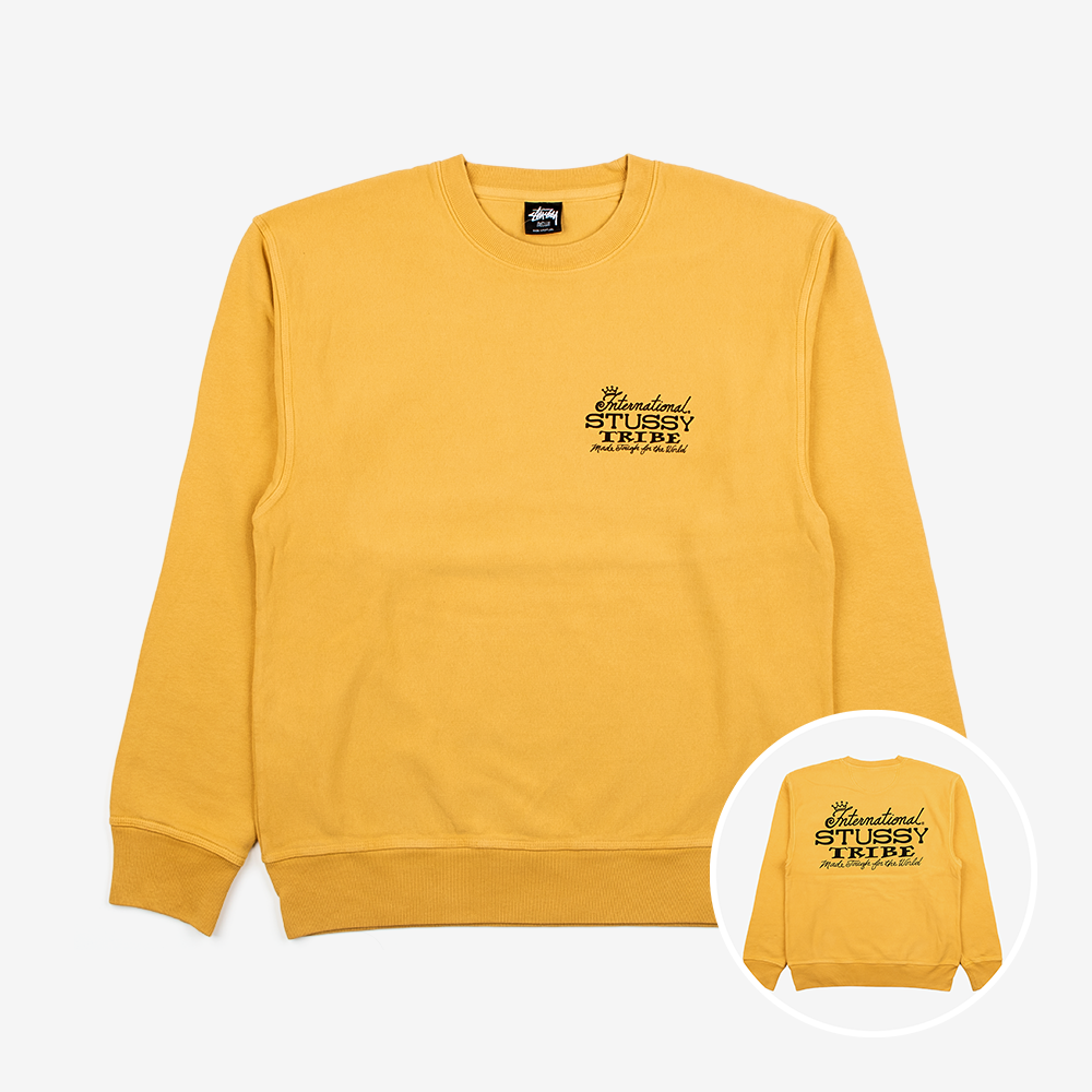 스투시 IST PIG. DYED CREW 맨투맨 1915020-HONE - 상품 이미지
