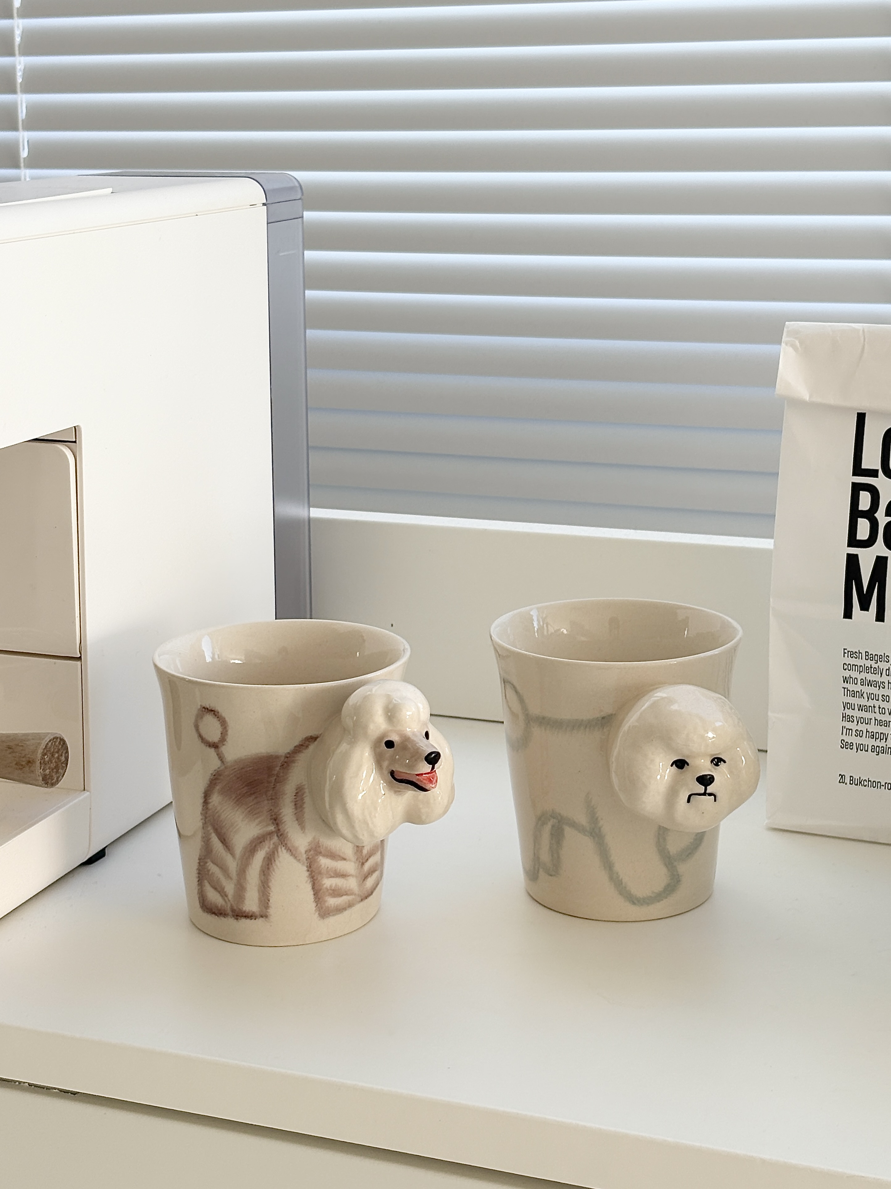 애니멀 머그컵 핸드메이드 3D 머그잔 270ml 집들이 선물