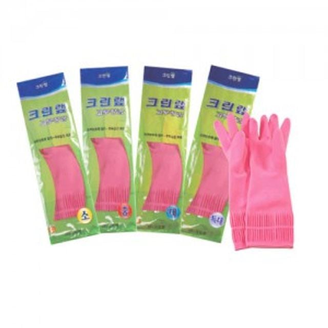 고무장갑 청소 설거지 손빨래 주방 위생 장갑 소 - 상품 이미지