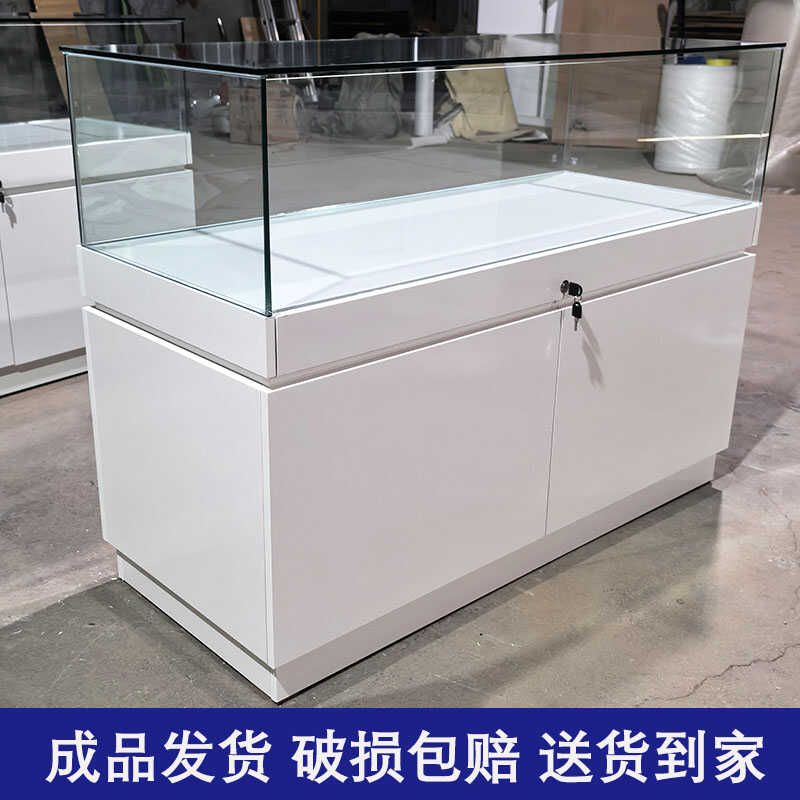 유리 진열대 선반 쇼케이스 악세사리 의류 거치대 진열장 80x50x90 - 상세 이미지 2