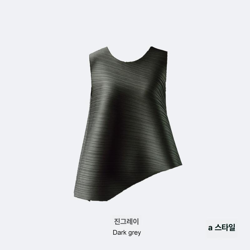 플리츠 슬리브리스 탑 블라우스 예능 연예인스타일 - 상세 이미지 3