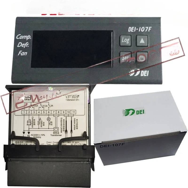 온도 조절 DEL-107F 냉장 보관 마이크로컴퓨터 조절기 해산물 풀 케이크 캐비닛