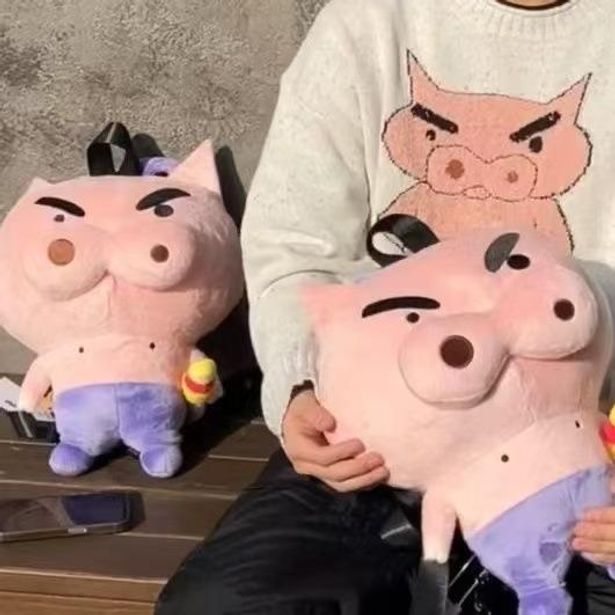 부리부리몬 백팩 초코비 공룡 스쿨백 베개 짱구는 못 말려 크레용 크레용 신짱 짱구 - 상세 이미지 2