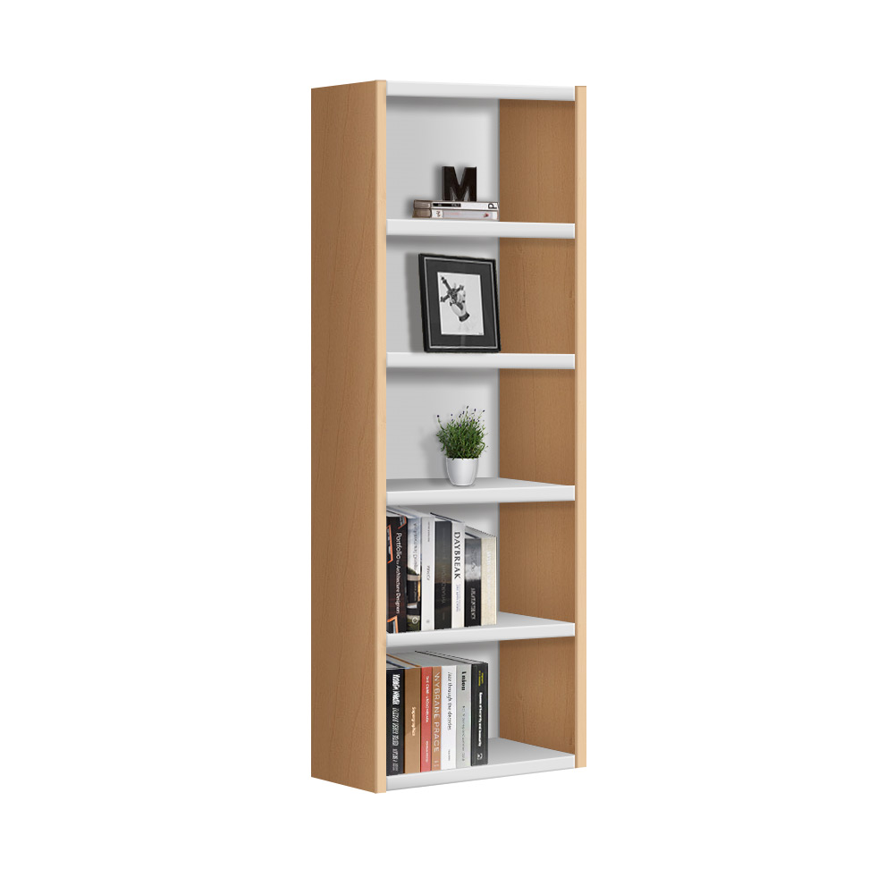 PET 5단600 책장 화이트