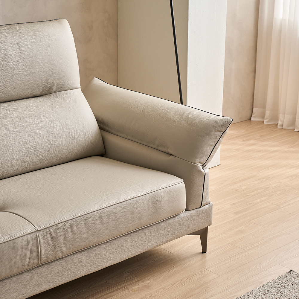 핀란디아 노바 이태리 통가죽 4인용 3인용 소가죽 천연가죽 소파