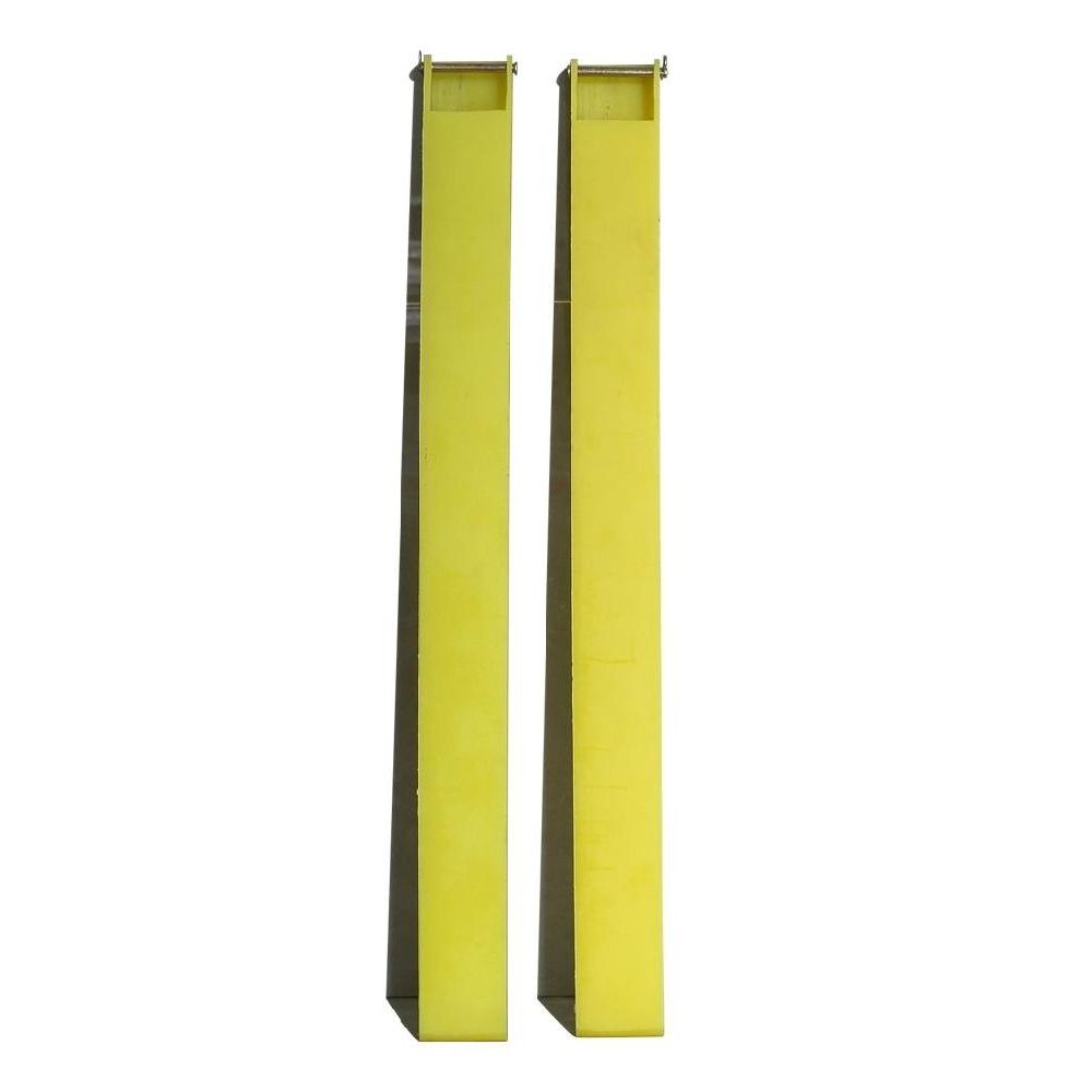 지게차커버 우레탄덮개 커버 보조발 다리보호 보호 PU 내경 1/1.5톤 100x35x1070 - 상품 이미지