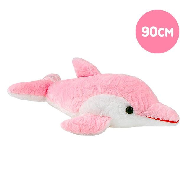 영아트 돌고래 쿠션인형 핑크 90cm 동물인형 애착 - 메인 이미지