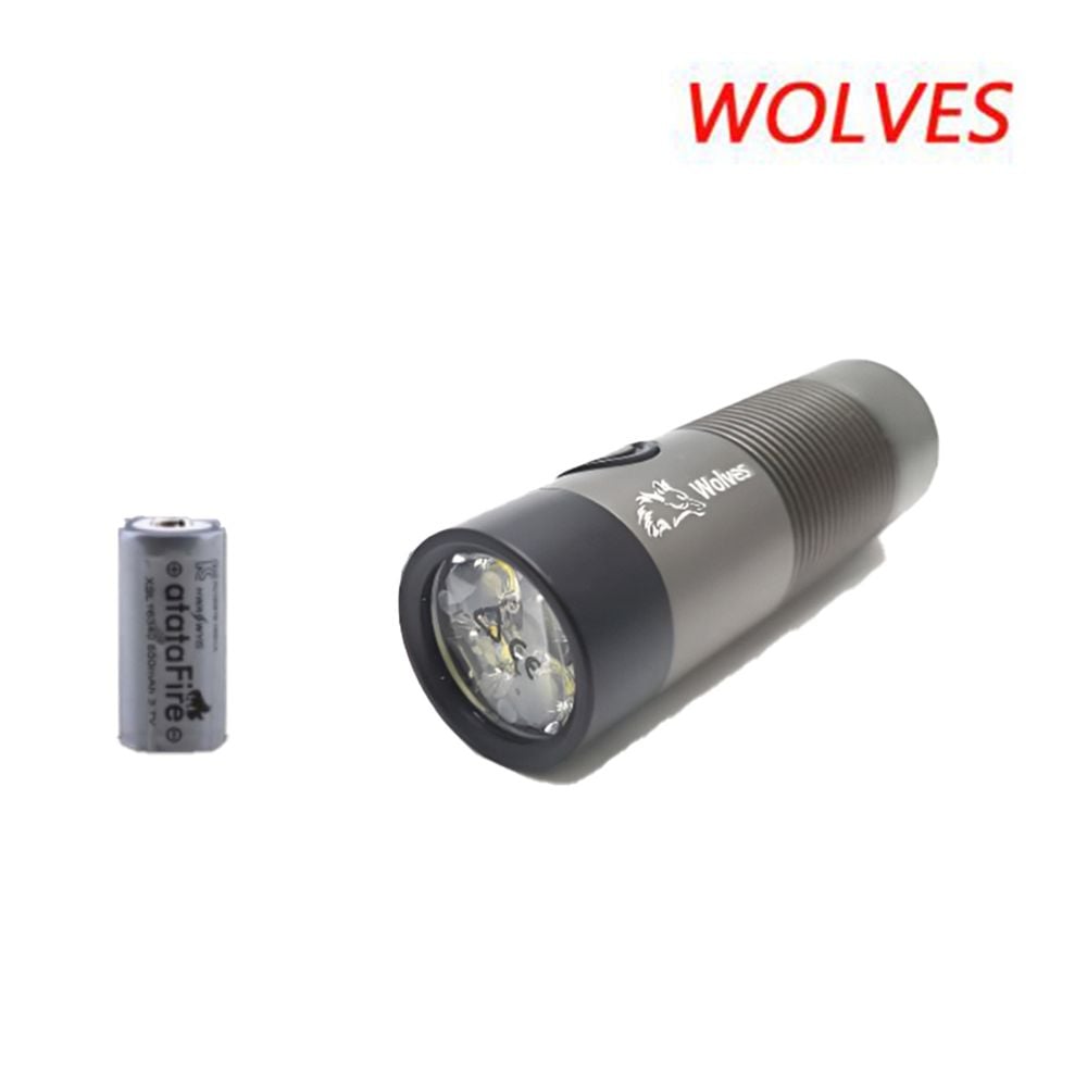 소형랜턴 낚시 텍티컬 SST40 4LED D38+16340배터리 - 메인 이미지