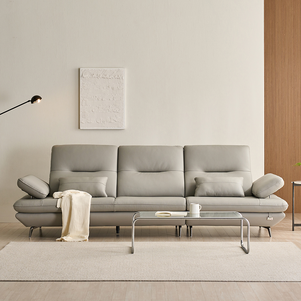 핀란디아 제이드 이태리 통가죽 4인용 3인용 소가죽 천연가죽 소파