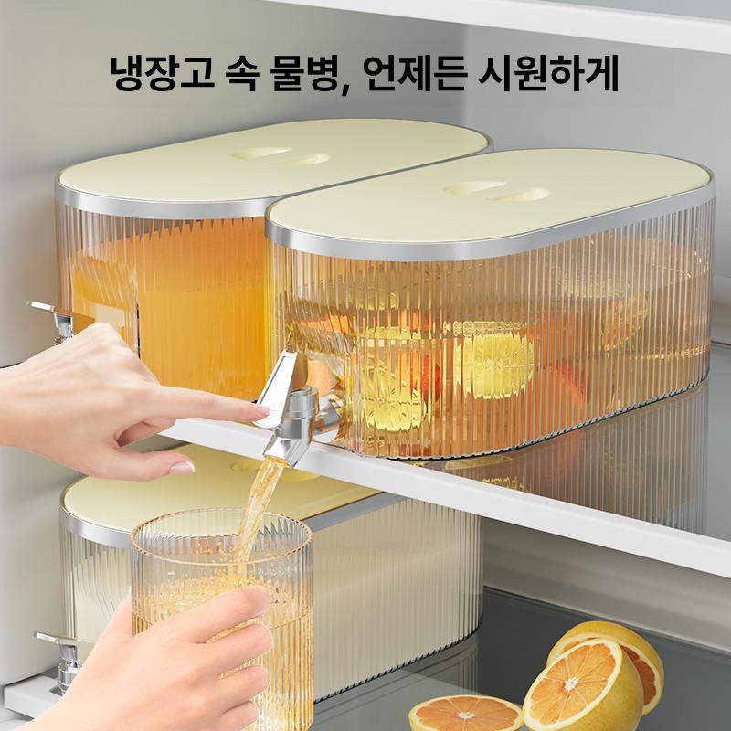 물병 디스펜서 냉장고 안 음료 냉수병 정수기헤드 - 메인 이미지