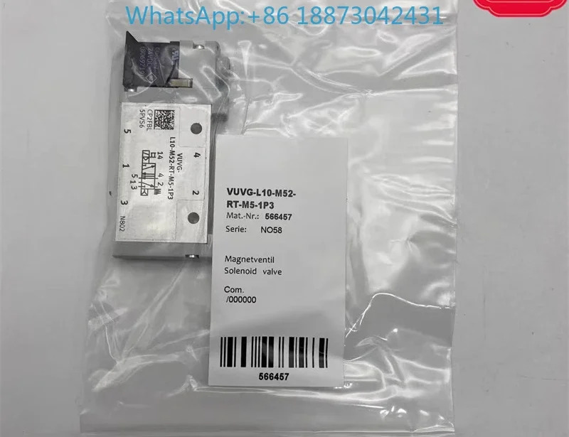솔레노이드 밸브 VUVG-L10-M52-RT-M5-1P3 566457 2위치 5방향 오리지널