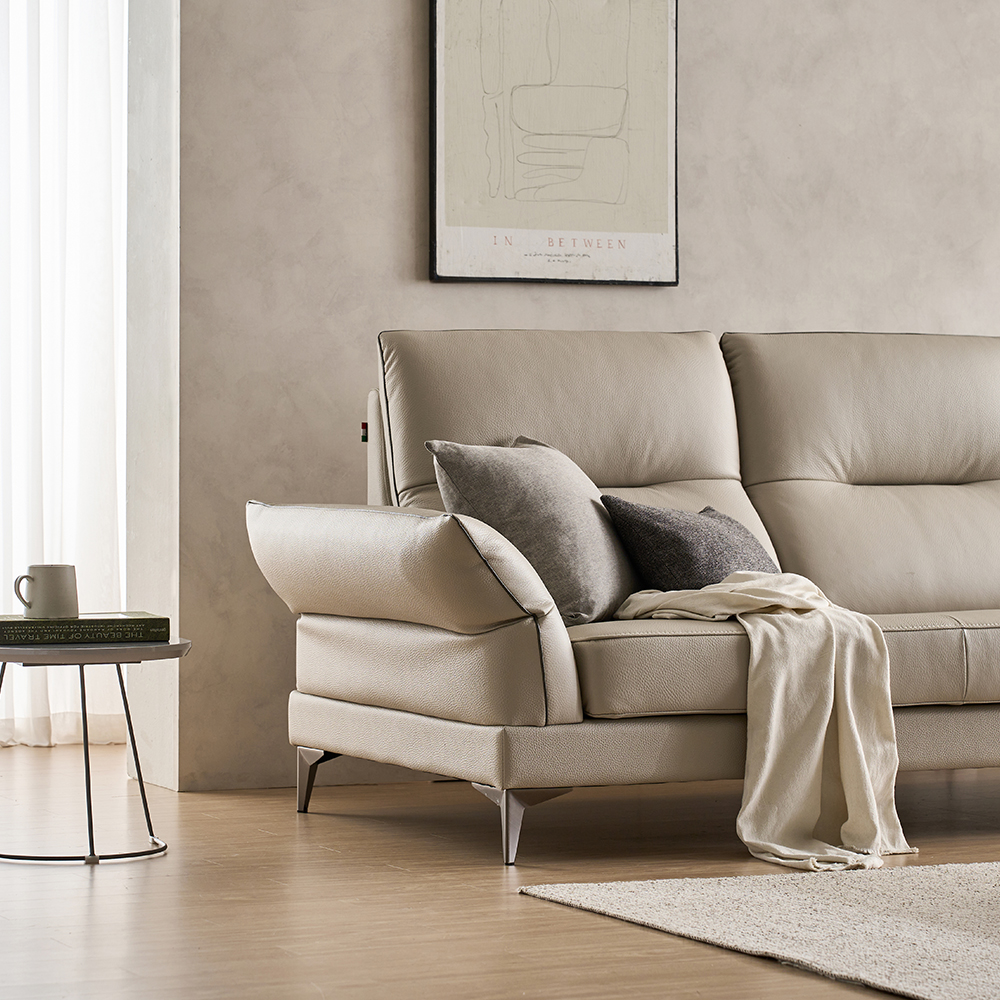 핀란디아 노바 이태리 통가죽 4인용 3인용 소가죽 천연가죽 소파